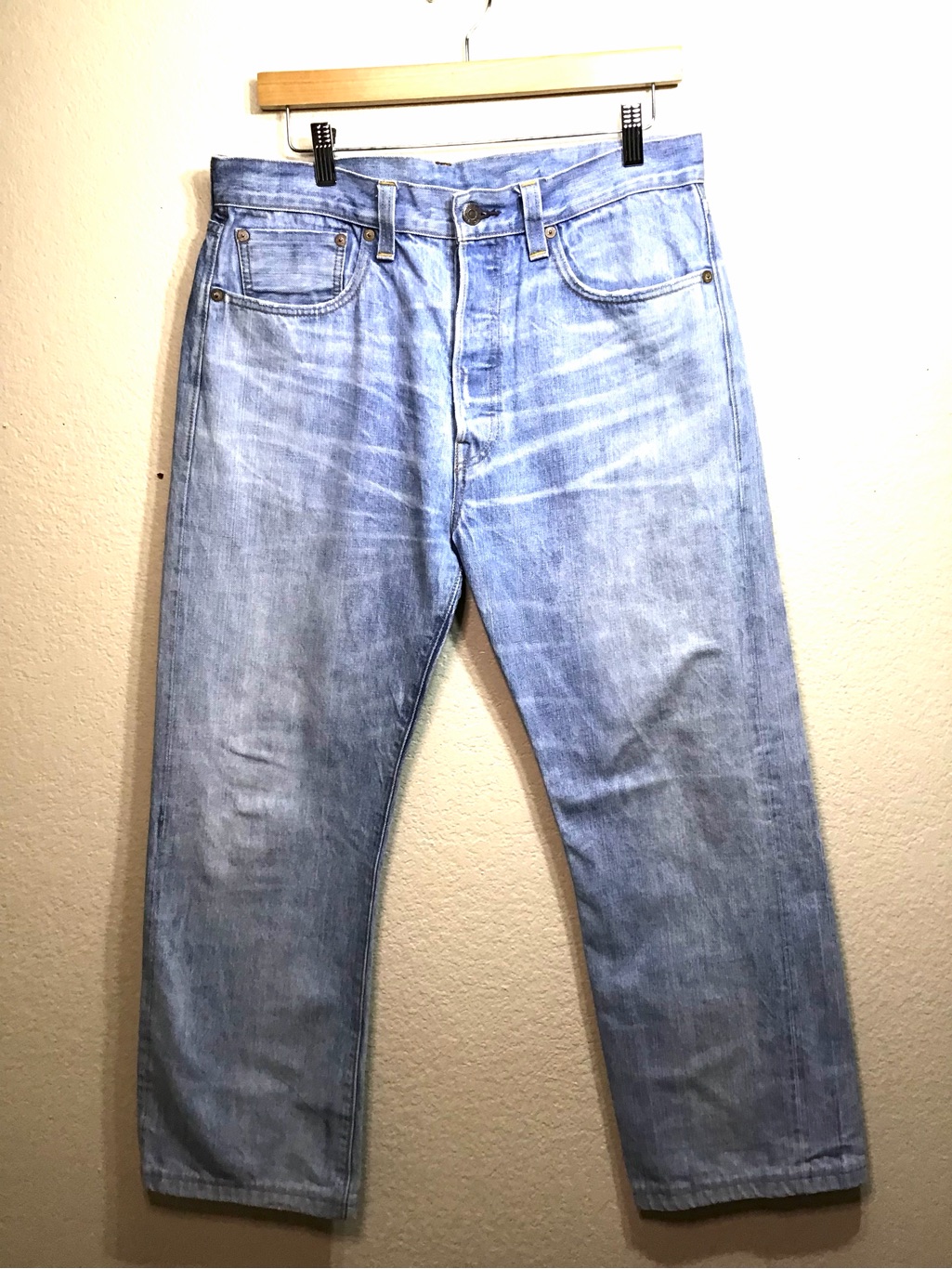 Levi's Vintage Clothing Lvc 1947 501 Made In Usa Big E Selvedge Jeans 34x26.5” — image 2 of 8
